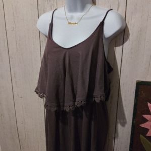 O'neil gray maxi dress